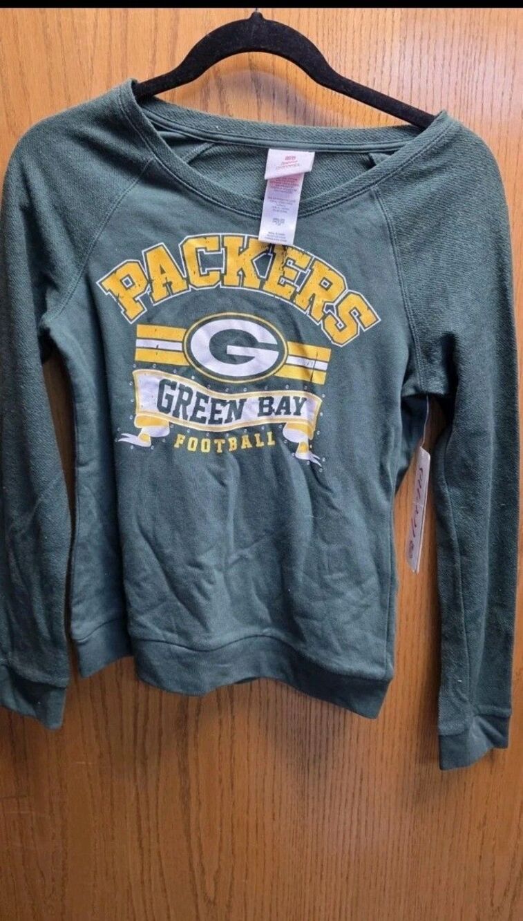 Girl’s Youth NFL Teens Apparel Green Bay Packers Shirt Size S 3/5 =XL 14/16